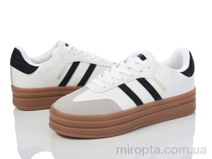Кросівки 20-1046-5 white-black р: 36-41, в упаковці: 8 пар, купити тільки гуртом - 969283