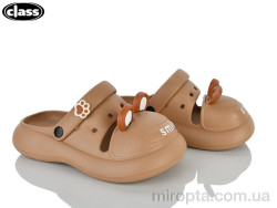 Крокси E03 brown р: 36-41, в упаковці: 8 пар, купити тільки гуртом