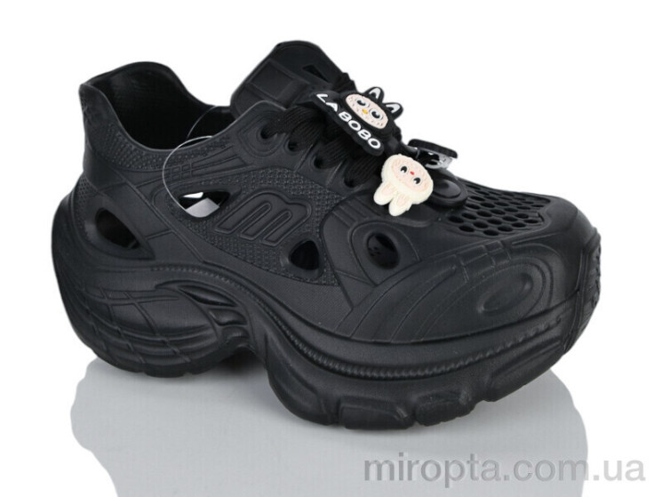 Кросівки 8-505 black р: 36-41, в упаковці: 12 пар, купити тільки гуртом - 1189540