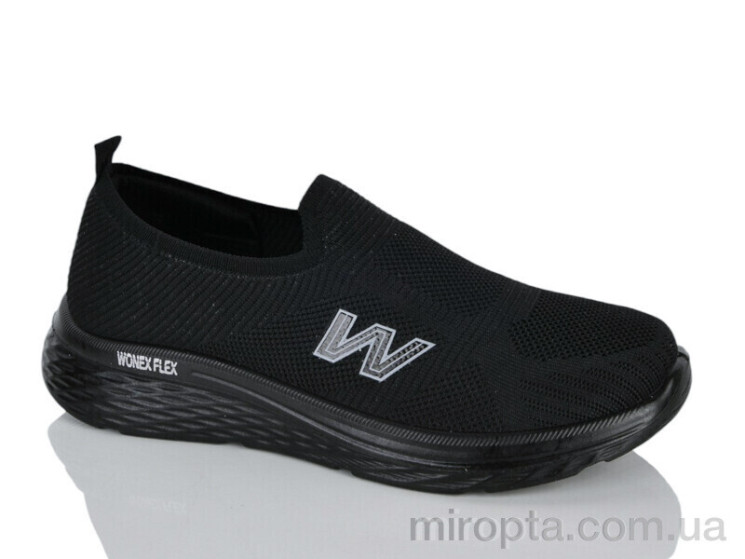 Кросівки 45-405 black р: 45-48, в упаковці: 8 пар, купити тільки гуртом - 1189592