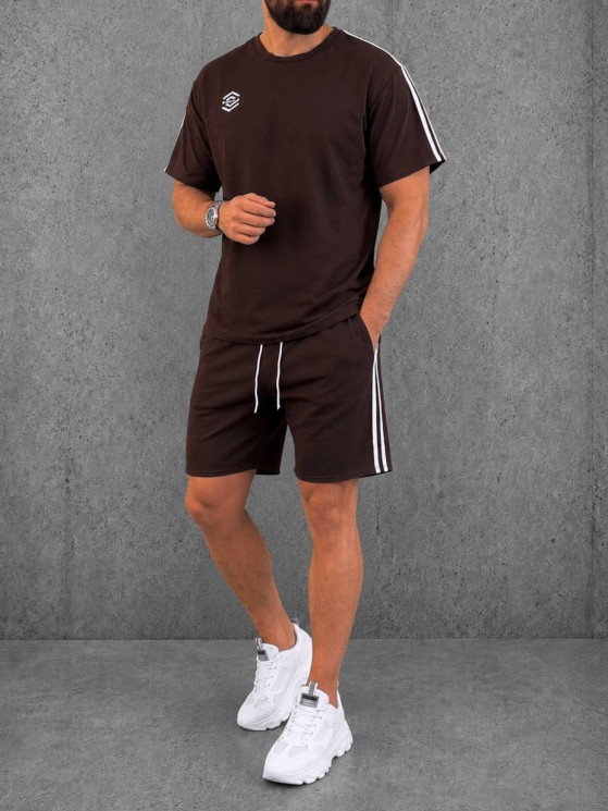 Костюм чоловічий "двійка" з лампасами, двонитка м. 1082 (р: M, L, XL, XXL) №829104 - 