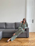 Костюм жіночий, шовк принт, м. 1689 (р: 42-44, 46-48) №710136 - GrandFashion AV4663 м. 1689