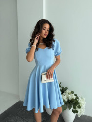 Сукня жіноча з рукавами ліхтариками, костюмка м. 1736 (р: 42-44, 46-48) №829176