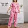 Піжама жіноча "500035" бамбук (р: XL,2XL,3XL,4XL,5XL) 2 кольори, в упаковці 5 шт. №371962 - Mixmoda SER1772