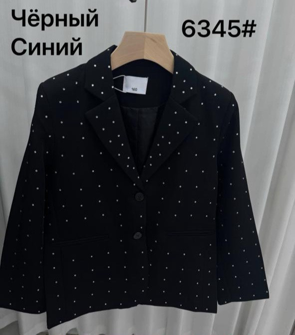 Піджак шкільний дитячий, трикотаж, м.6345 (розмір: 130-170), 2 кольори, в упаковці 5 штук №346431 - Ezra 1054/1055