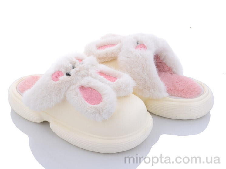 Капці 2336 white р: 36-41, в упаковці: 6 пар, купити тільки гуртом - 897873