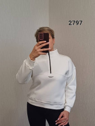 Батник жіночий, трикотаж, фліс, м.2797 (р. 44-46;48-50 ), 4 кольорм, в упаковці 2 штуки №339115
