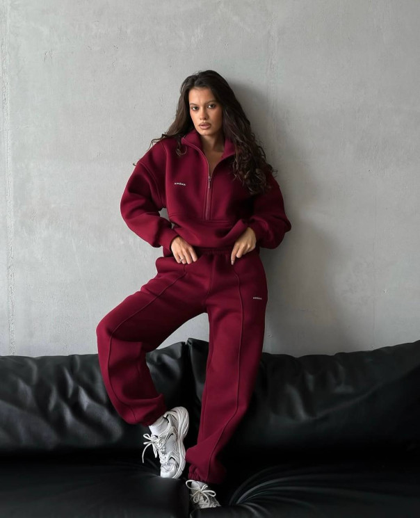 Костюм жіночий, трьохнитка на флісі, м. 1194 (р: 42-44, 46-48) №716587 - BestFashion RZ6220 м. 1194