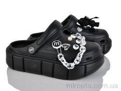 Крокси 3221 black р: 36-41, в упаковці: 6 пар, купити тільки гуртом