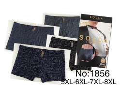 Труси чоловічі, бавовна, м.1856 (розмір: 5XL-8XL), мікс кольорів, в упаковці 24 штуки №326836