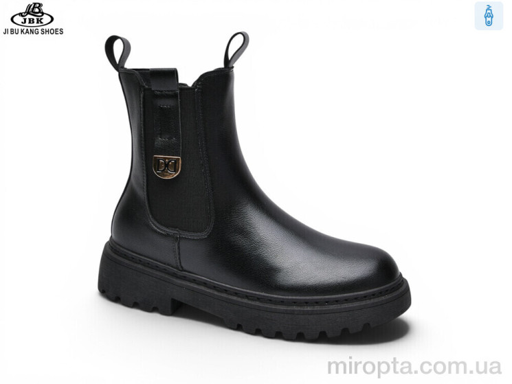Черевики 0025-021 black р: 36-41, в упаковці: 6 пар, купити тільки гуртом - 1200380