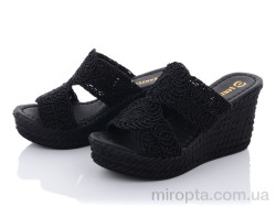 Шльопанці 15001 black р: 36-40, в упаковці: 8 пар, купити тільки гуртом