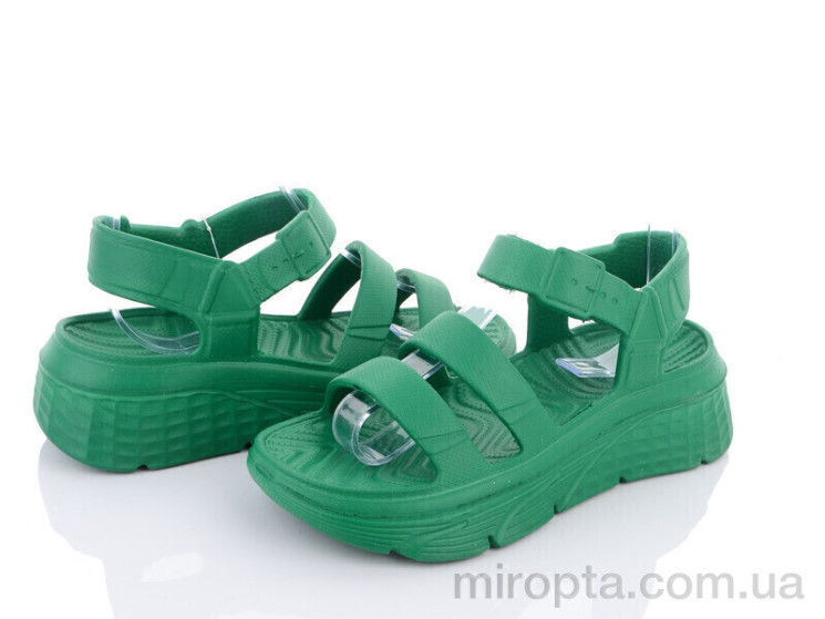 Босоніжки W412-23 green р: 36-41, в упаковці: 8 пар, купити тільки гуртом - 823179