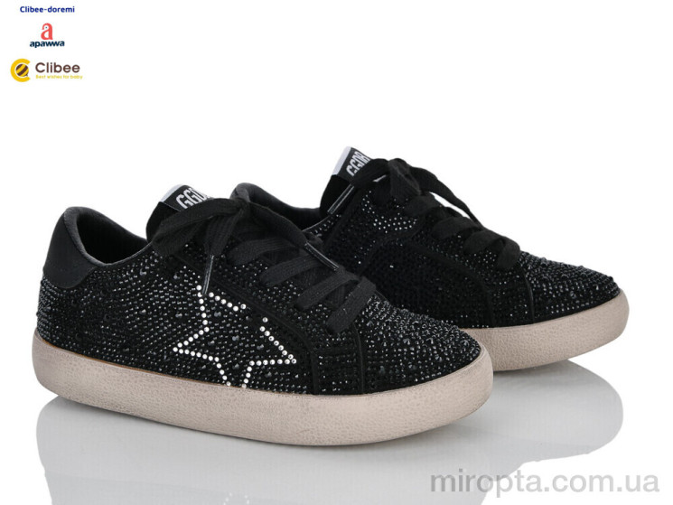 Кросівки ABC2586-1 black р: 31-37, в упаковці: 7 пар, купити тільки гуртом - 1201262