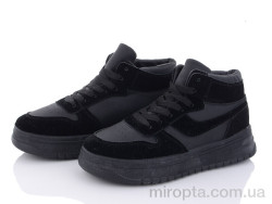 Кросівки 150-33 black р: 36-41, в упаковці: 8 пар, купити тільки гуртом