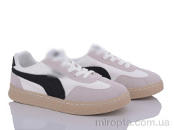 Кросівки 182-14 white-black р: 36-40, в упаковці: 8 пар, купити тільки гуртом