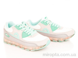 Кросівки B8303-2 white-l.grey-lake р: 36-40, в упаковці: 8 пар, купити тільки гуртом