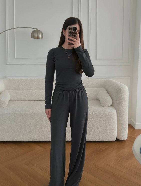 Костюм жіночий, мікродайвінг, м. 4307 (р: 42-44, 44-46, 48-50) №713318 - PapaFashion RZ6260 м. 4307