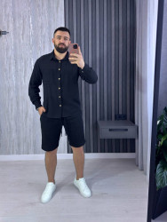 Костюм чоловічий "двійка", муслін м. 10545 (р: M-L,  L-XL, XL-XXL) №827759
