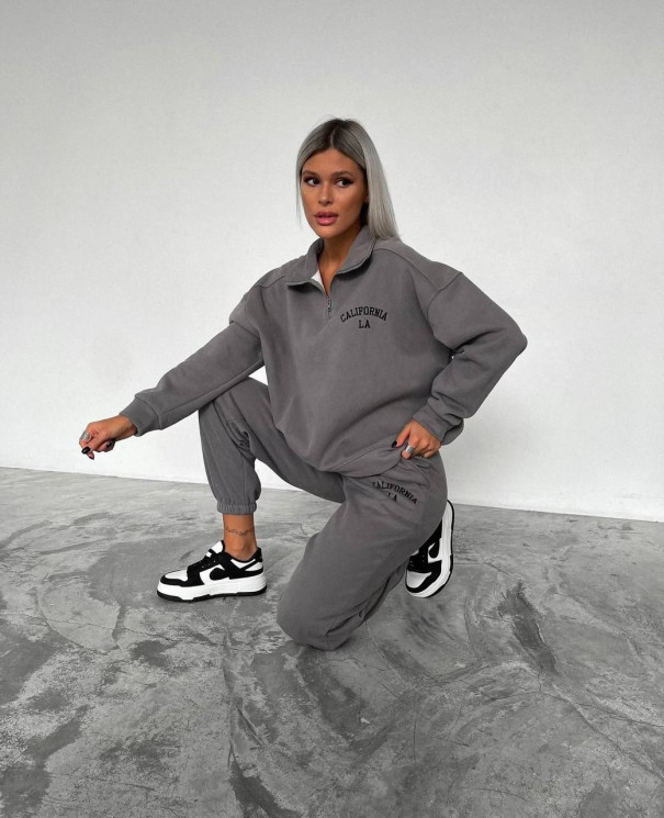 Костюм жіночий, трьохнитка на флісі, м. 1600 (р: 42-46) №706474 - BestFashion RZ6220 м. 1600