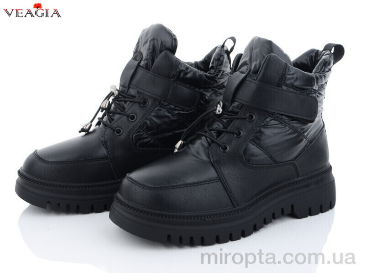 Черевики YFS26 black р: 36-41, в упаковці: 6 пар, купити тільки гуртом - 858606