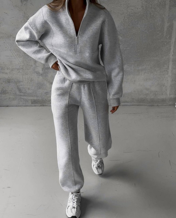 Костюм жіночий, трьохнитка на флісі, м. 1194 (р: 42-44, 46-48) №716588 - BestFashion RZ6220 м. 1194