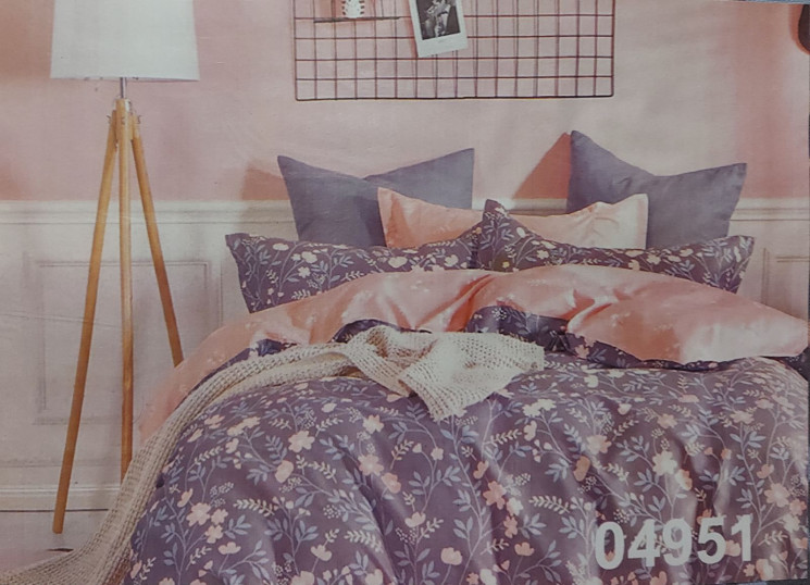 Комплект постільної білизни, бавовна, м. 04951 (р: полуторний)  №323800 - Palma RZ3641