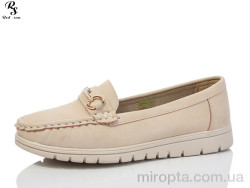 Туфлі JSD006 beige р: 37-42, в упаковці: 8 пар, купити тільки гуртом