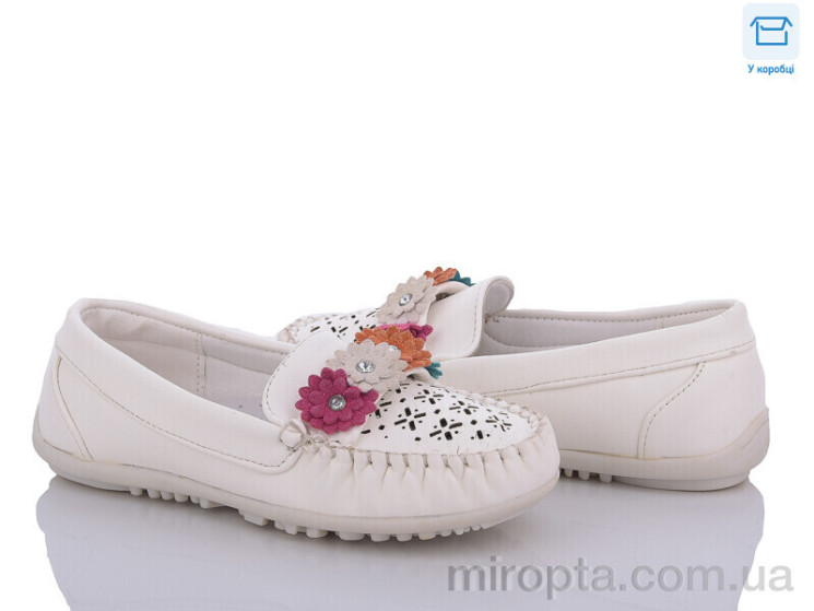 Туфлі H1214 white р: 27-32, в упаковці: 6 пар, купити тільки гуртом - 816683