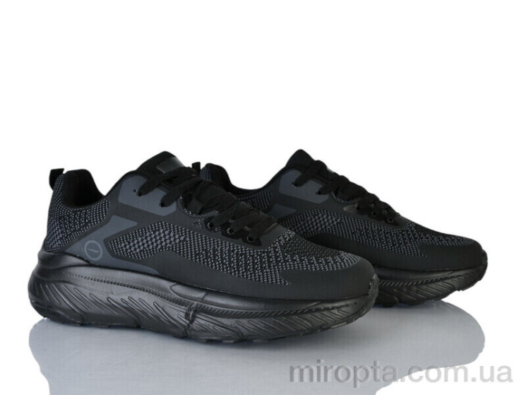 Кросівки 44-41 black р: 41-45, в упаковці: 8 пар, купити тільки гуртом - 1193655
