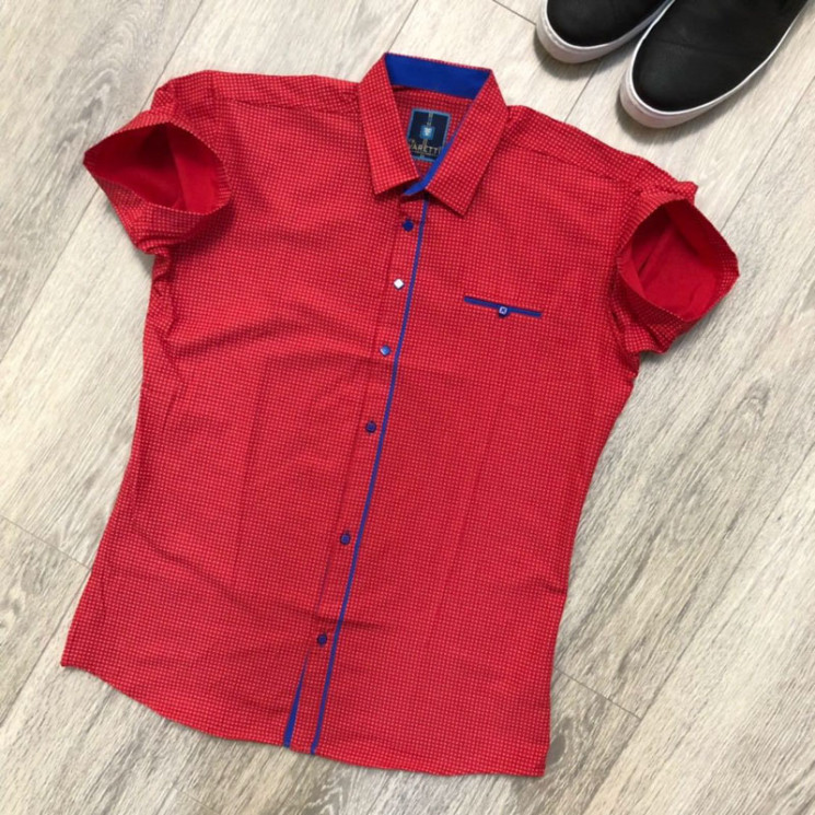 Сорочка Varetti р 11-16 Дитяча S1855 red - NikNumbers SE1041-1042