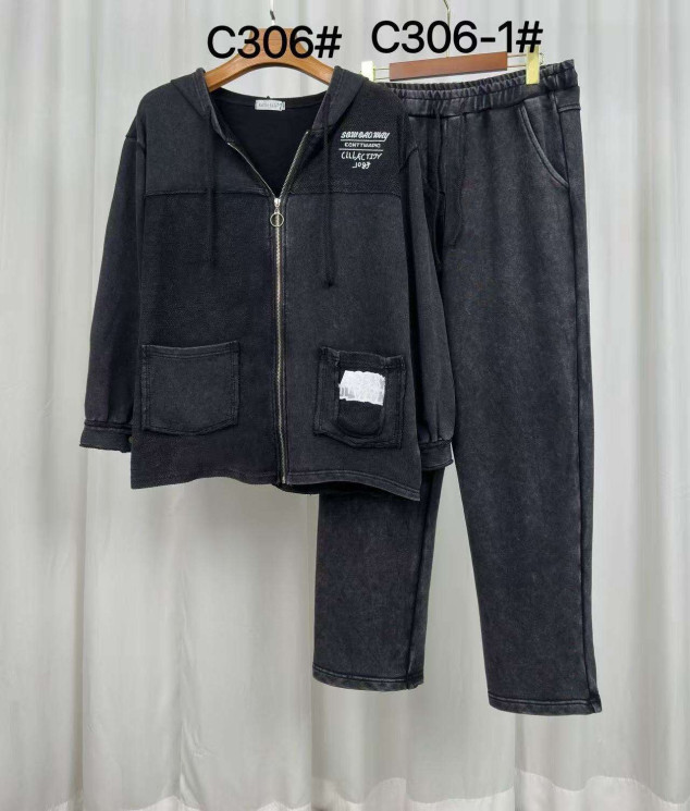 Костюм жіночий, трикотаж, м.С306 (Розмір: 2XL-5XL ), в упаковці 4 шт. №331750 - 