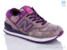Кросівки 574 purple р: 36-41, в упаковці: 8 пар, купити тільки гуртом - 431012