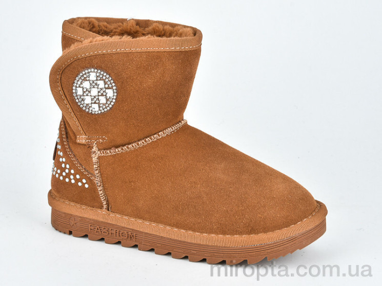 Уги W1-102-2 coffee р: 33-37, в упаковці: 8 пар, купити тільки гуртом - 408991