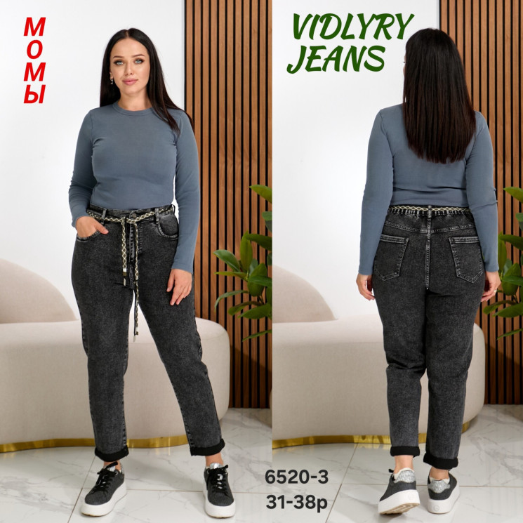 Джинси жіночі мом м.6520-3 (р:31-38) в упаковці 6 штук №764795 - Vidlyry 3574