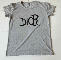 Футболка жіноча "Dior" котон (р: 42-52) в упаковці 5 шт. №601648