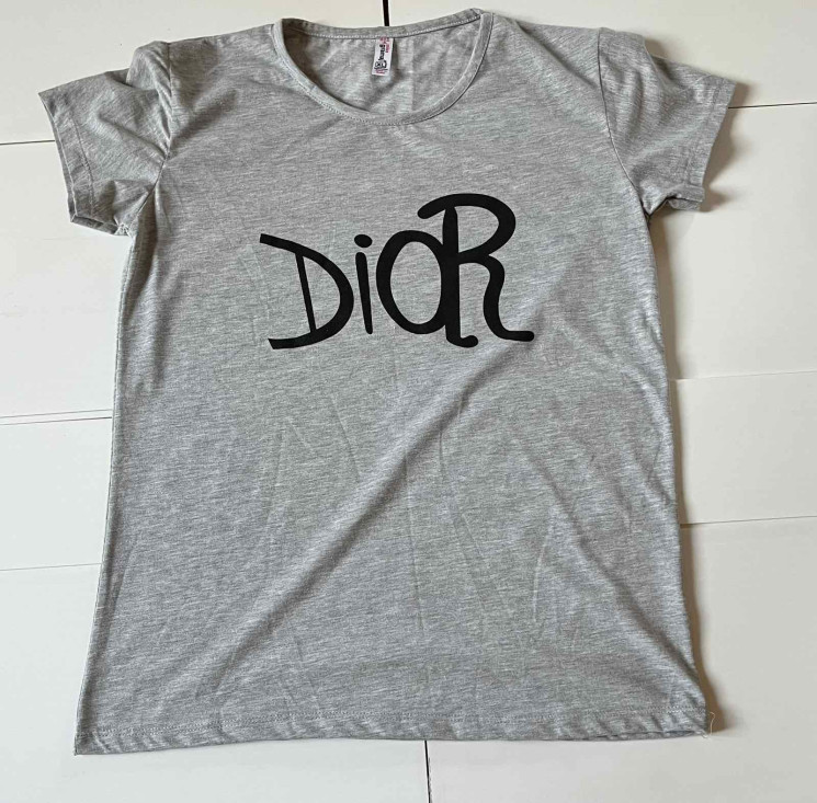 Футболка жіноча "Dior" котон (р: 42-52) в упаковці 5 шт. №601648 - Mixmoda SER1772