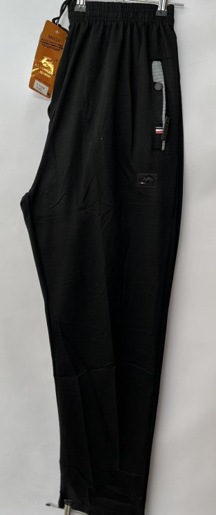 Спортивні штани чоловічі (чорні), p.XL-5XL, "116" в упаковці 5 штук №811606 - Mixmoda Bg5255