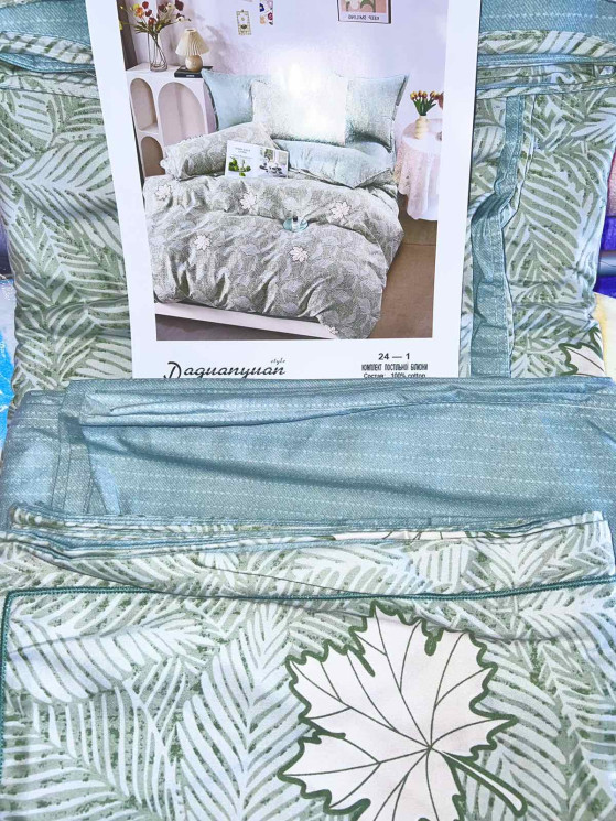 Комплект постільної білизни, бавовна (р: євро стандарт) №359285 - Textil HR1970