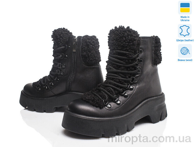 Черевики Paradize T 555 чорн шк з(37-40) р: 37-40, в упаковці: 4 пар, купити тільки гуртом - 1120982