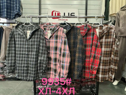 Кофта жіноча фланель м.9935 (Розмір:XL-4XL) в упаковці 4 штуки №764343