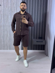 Костюм чоловічий "двійка", муслін м. 10545 (р: M-L,  L-XL, XL-XXL) №827760