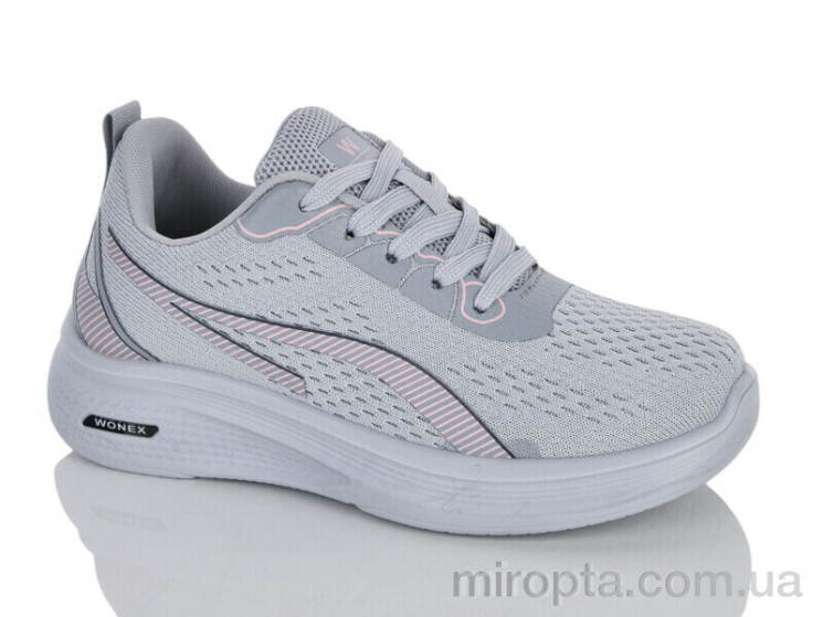 Кросівки 45-403 grey р: 36-41, в упаковці: 8 пар, купити тільки гуртом - 1189572