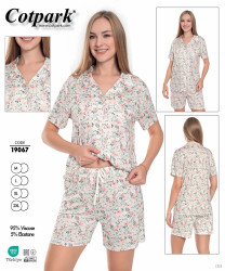 Піжама жіноча "19067" (р: М,L,XL,2XL) в упаковці 4 шт. №390088