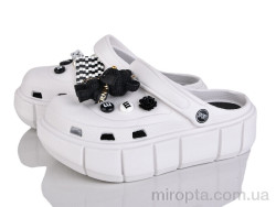 Крокси 3221 white р: 36-41, в упаковці: 6 пар, купити тільки гуртом