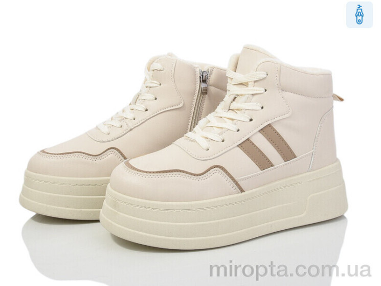 Черевики 554 beige р: 36-41, в упаковці: 8 пар, купити тільки гуртом - 992268