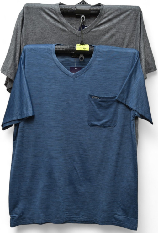 Футболка чоловіча, трикотаж (р. 4XL-8XL ), мікс кольорів, в упаковці 5 шт. №313279 - Vanda SE1013