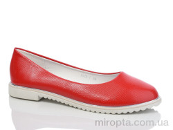 Балетки A022-1 red р: 36-41, в упаковці: 8 пар, купити тільки гуртом