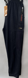 Спортивні штани чоловічі (сині), p.XL-5XL, "114" в упаковці 5 або 10 штук №811607