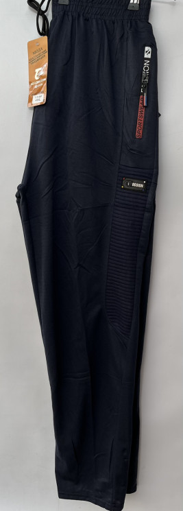 Спортивні штани чоловічі (сині), p.XL-5XL, "114" в упаковці 5 або 10 штук №811607 - Mixmoda Bg5255